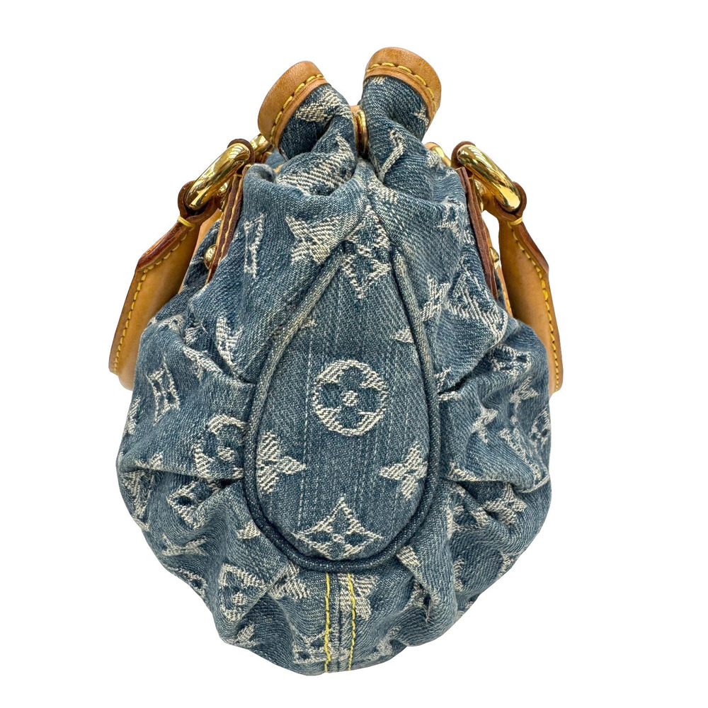 Louis Vuitton Pleaty LV Denim Monogram Handbag